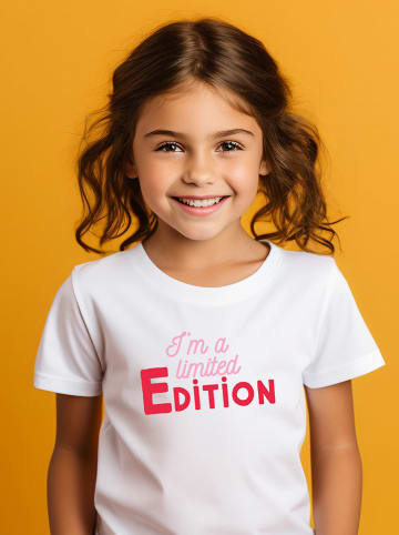 WOOOP Koszulka "I'm a limited edition" w kolorze białym