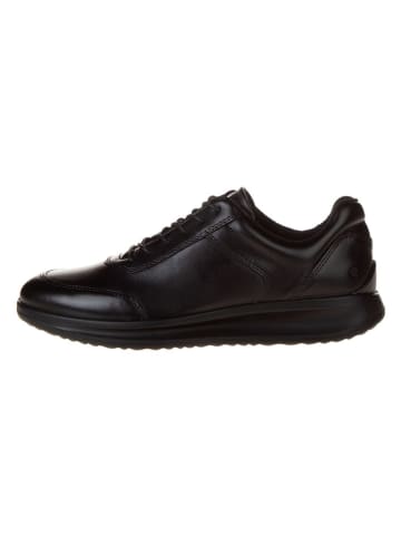 Ecco Leder-Sneakers "AQUET" in Schwarz
