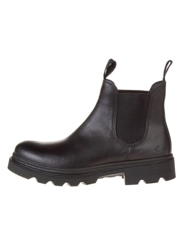 Ecco Leder-Chelsea-Boots "Grainer" in Schwarz