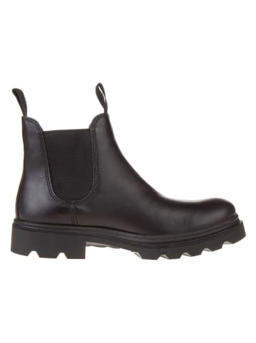 Ecco Leder-Chelsea-Boots "Grainer" in Schwarz