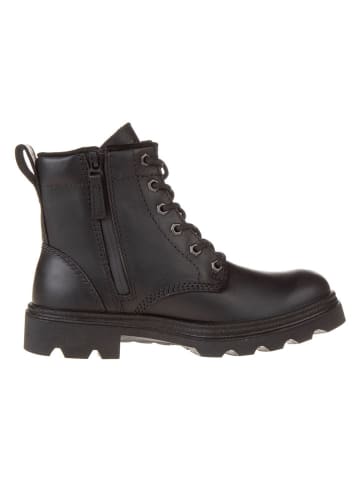 Ecco Leder-Boots "Grainer" in Schwarz
