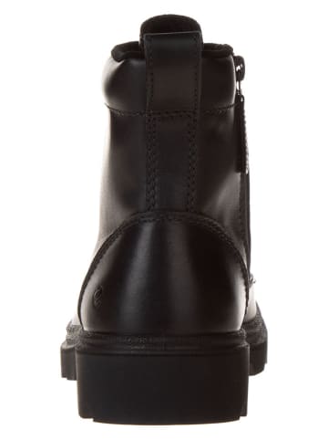 Ecco Leder-Boots "Grainer" in Schwarz