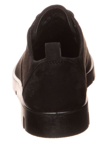 Ecco Leder-Sneakers in Schwarz
