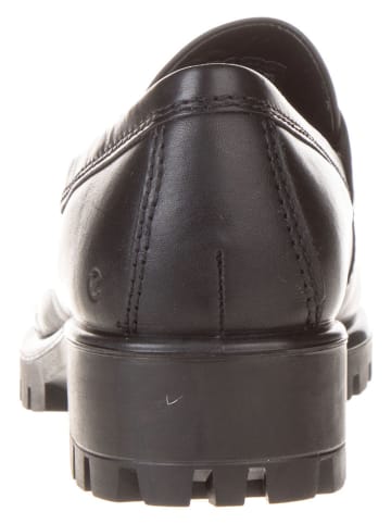 Ecco Leder-Slipper "Modtray" in Schwarz
