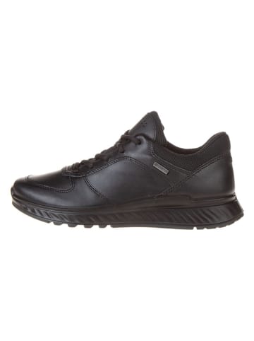 Ecco Leder-Sneakers "Exostride" in Schwarz