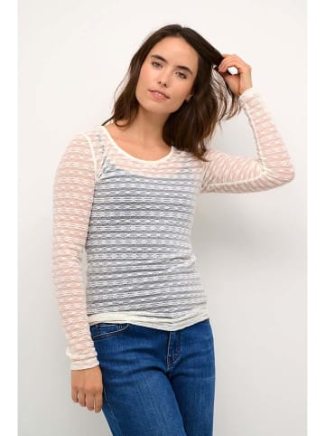 Kaffe Longsleeve in Creme