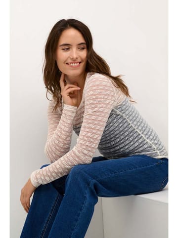 Kaffe Longsleeve in Creme
