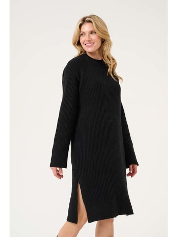 Kaffe Strickkleid in Schwarz