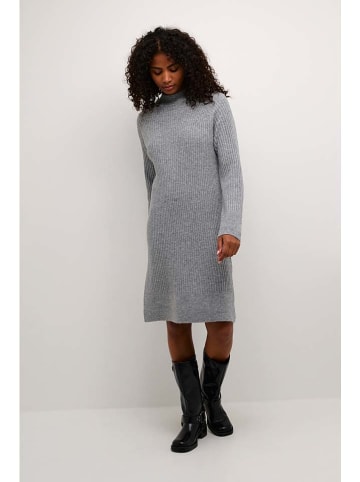 Kaffe Strickkleid in Grau