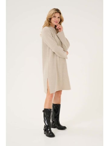 Kaffe Strickkleid in Beige