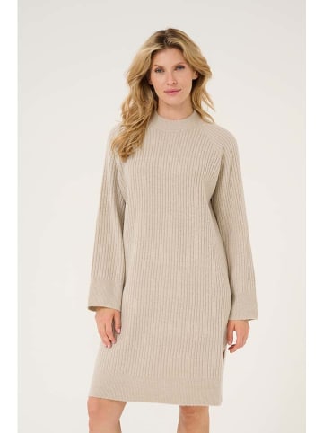 Kaffe Strickkleid in Beige