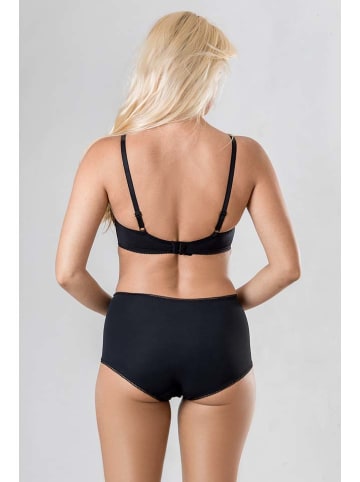 Valea Pełne figi high waist "Jagna" w kolorze czerwono-czarnym