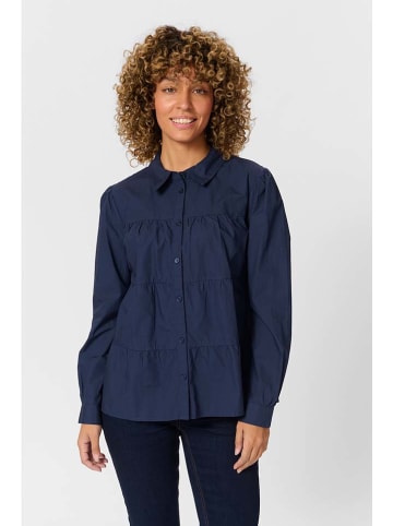 Cream Bluse in Dunkelblau