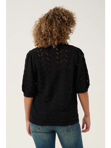 Cream Strickbluse in Schwarz