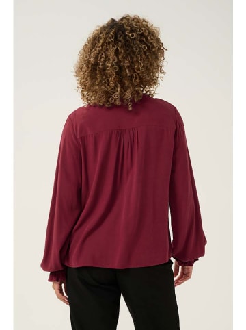 Cream Blouse bordeaux