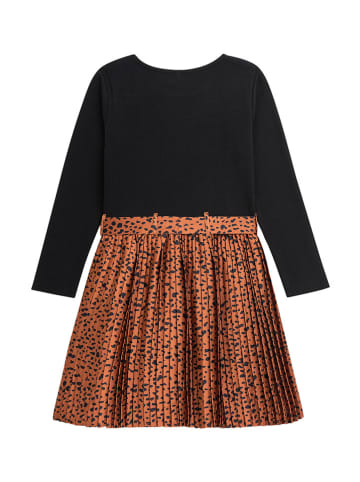 Danamade Kleid "Dleni" in Schwarz/ Hellbraun