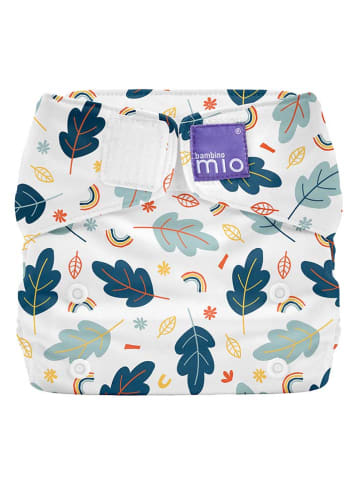 Bambino Mio Stoffwindel "All-in-One - Bunte Blätter" in Weiß/ Blau