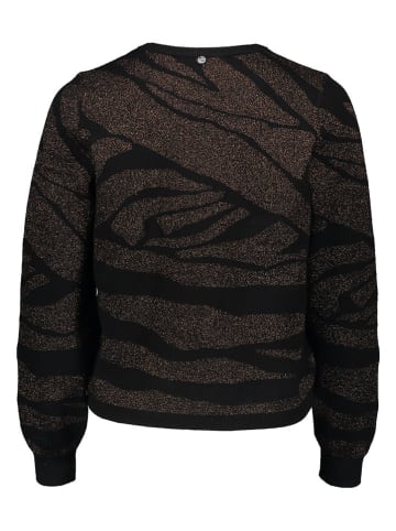 NÜMPH Pullover in Schwarz/ Bronze