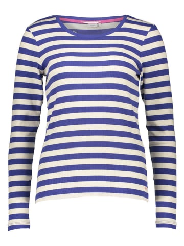 NÜMPH Longsleeve in Lila/ Weiß