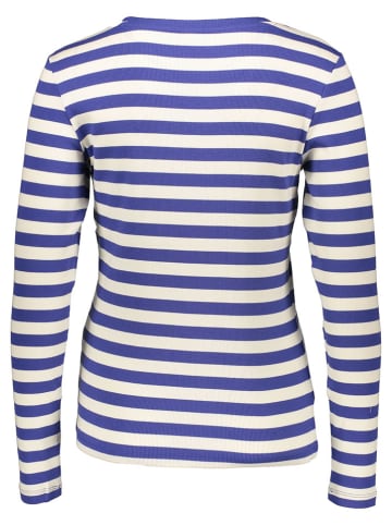 NÜMPH Longsleeve paars/wit