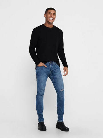 ONLY & SONS Sweter "Dan" w kolorze czarnym