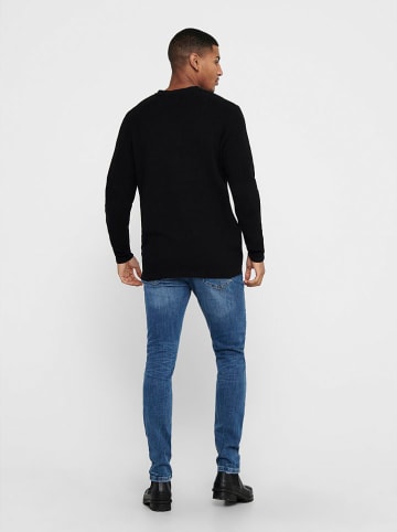 ONLY & SONS Sweter "Dan" w kolorze czarnym