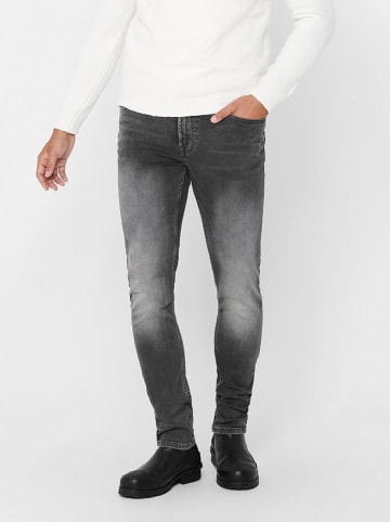 ONLY & SONS Jeans "Loom" - Slim fit - in Grau