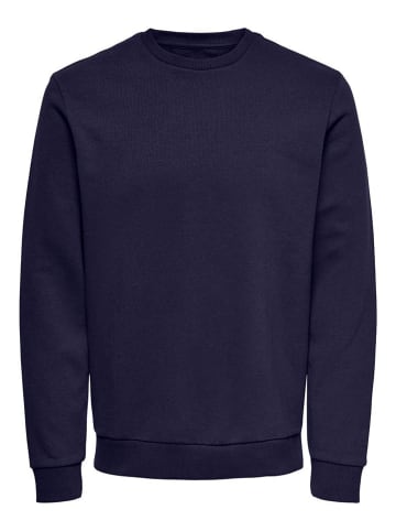 ONLY & SONS Sweatshirt "Ceres" in Dunkelblau
