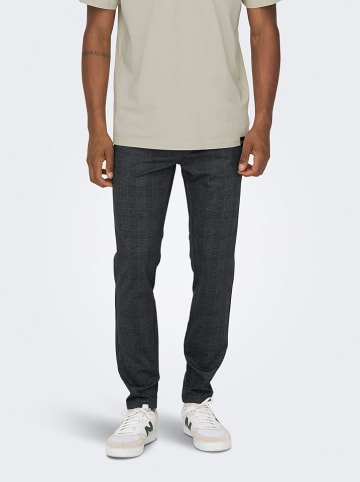 ONLY & SONS Spodnie chino "Mark" w kolorze antracytowym