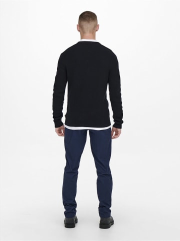 ONLY & SONS Sweter "Phil" w kolorze czarnym