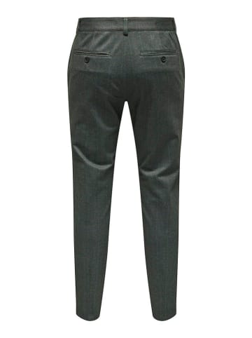 ONLY & SONS Spodnie chino "Mark" w kolorze ciemnozielonym