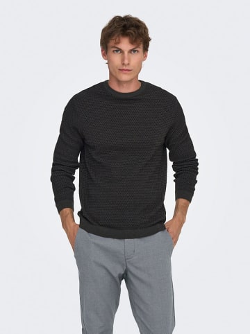 ONLY & SONS Sweter "Tapa" w kolorze czarnym