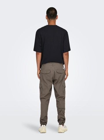 ONLY & SONS Cargohose "Carter" in Taupe