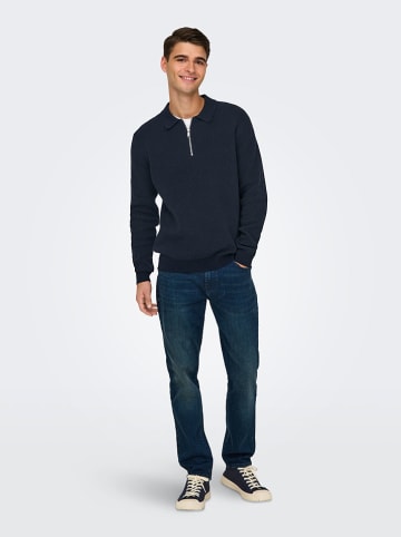 ONLY & SONS Poloshirt "Matteo" in Dunkelblau