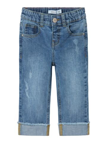 name it Spijkercargobroek "Rosa" - regular fit - blauw