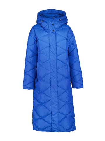 LUHTA Doorgestikte mantel "Hyyti" blauw