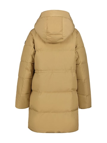 LUHTA Doorgestikte mantel "Halla" beige
