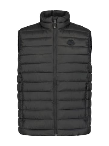LUHTA Doorgestikte bodywarmer "Kangas" zwart
