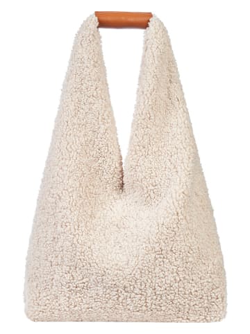 LUHTA Schoudertas "Orvio" crème - (B)38 x (H)32 x (D)10 cm