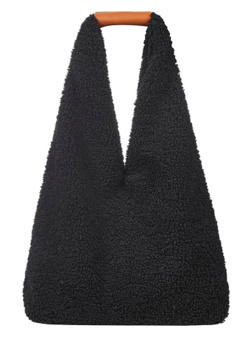 LUHTA Schultertasche "Orvio" in Schwarz - (B)38 x (H)32 x (T)10 cm