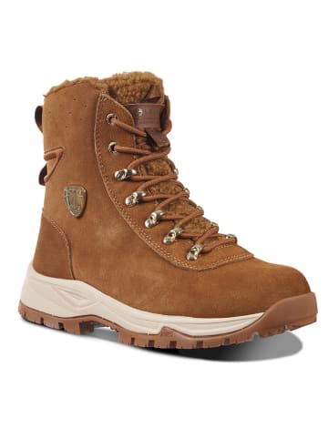 LUHTA Leren winterboots "Mukava" lichtbruin