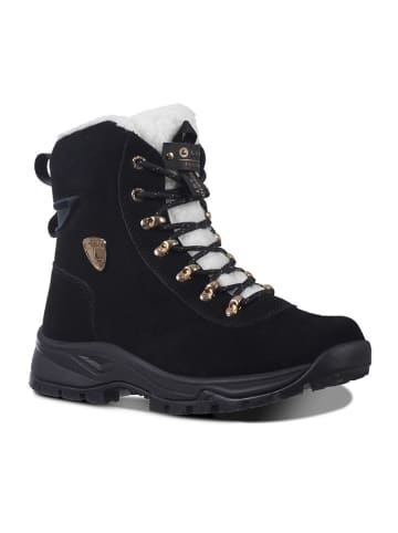 LUHTA Leder-Winterboots "Mukava" in Schwarz