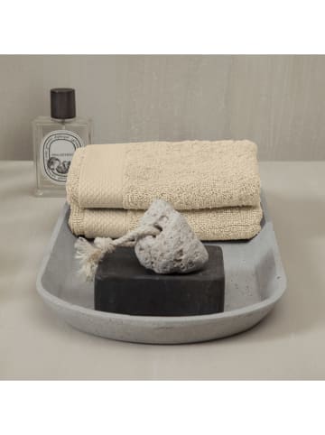 Seahorse 3-delige set: gastendoeken "Pure" beige