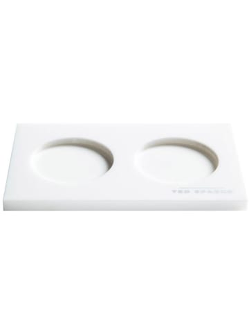TED SPAKRS Tablett in Weiß - (B)16 x (H)10 cm