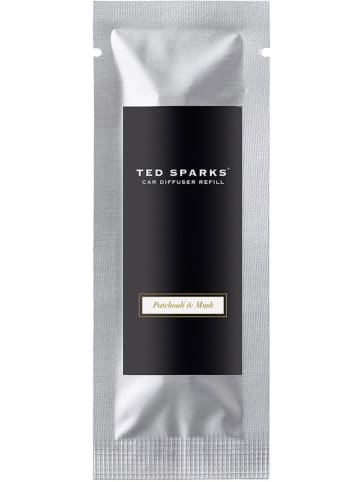TED SPAKRS 2-delige set: autoparfum-navulverpakkingen "Patchouli & Musk" - 2x 25 g