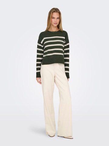 ONLY Sweter w kolorze ciemnozielonym