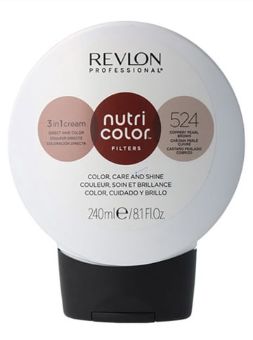 Revlon Farbmaske "Nutri Colors Filters - 524 Castano Perlado Cobrizo", 240 ml