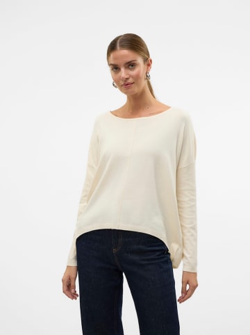 Vero Moda Sweter w kolorze kremowym