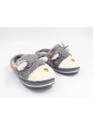 Confly Kapcie w kolorze szaro-kremowym