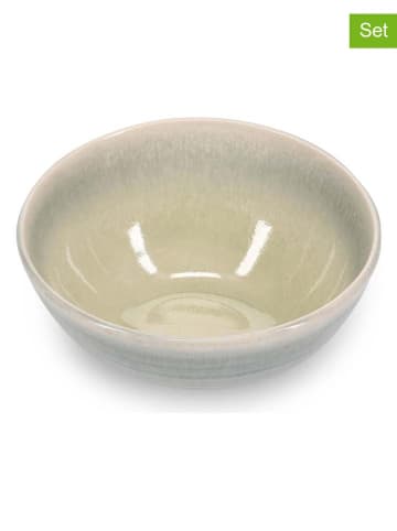 Salt and Pepper 4er-Set: Müslischalen "Flint" in Blau/ Beige - (H)6 x Ø 12,5 cm